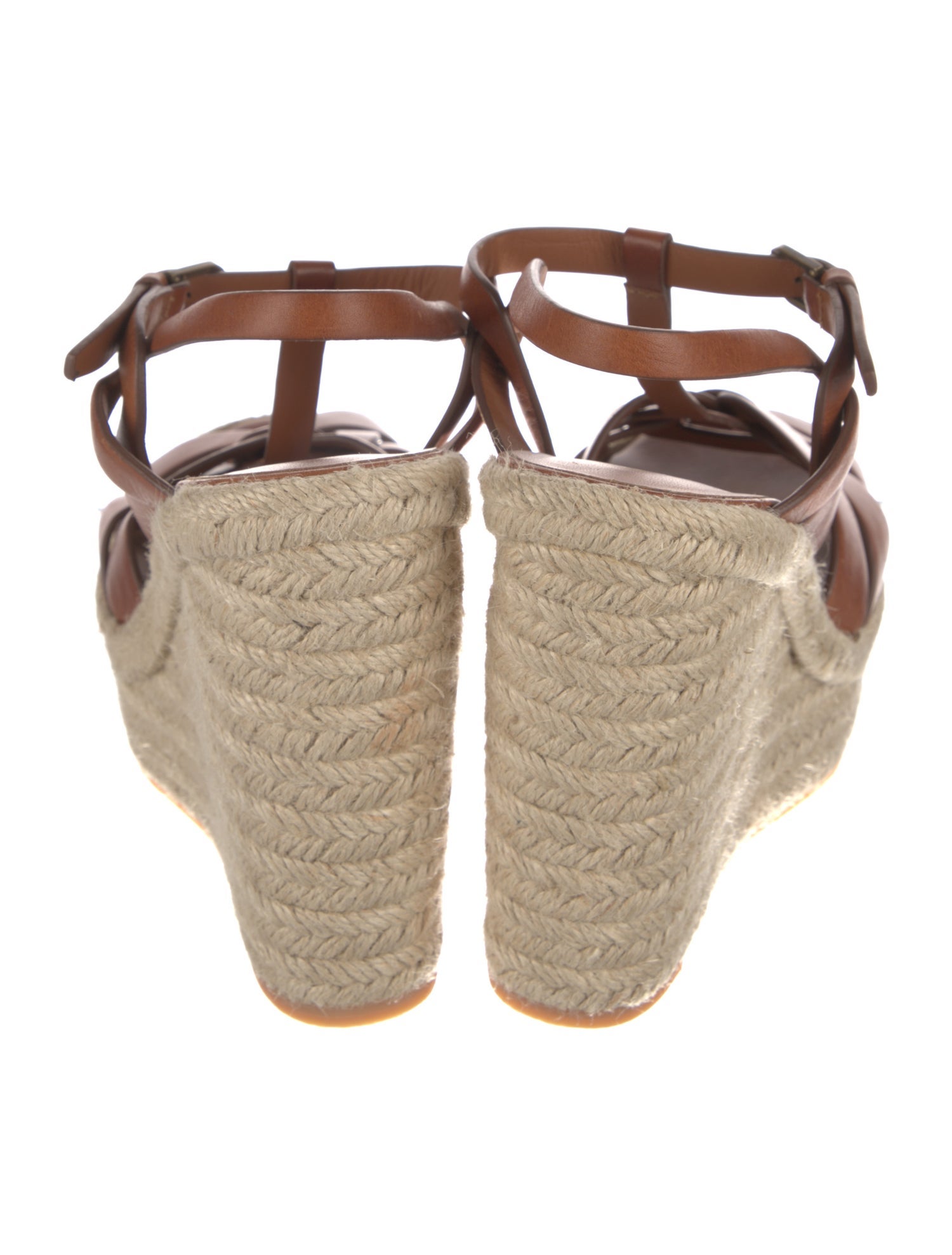 Saint Laurent Leather Espadrilles